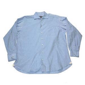 ROBERT TALBOTT Estate Blue Mens Large  Button Down Classic Dress Shirt